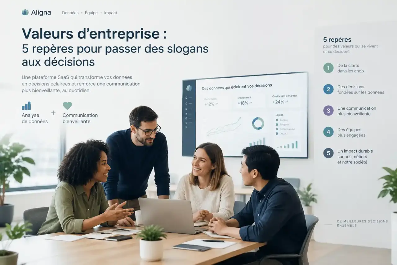 Valeurs d’entreprise : 5 repères pour passer des slogans aux décisions