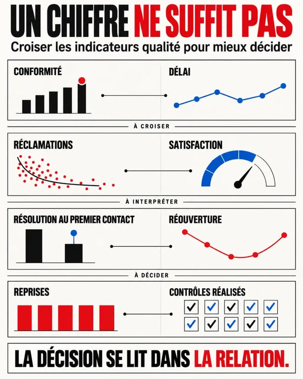 Indicateurs qualité : visualisation des mesures complémentaires pour piloter la qualité