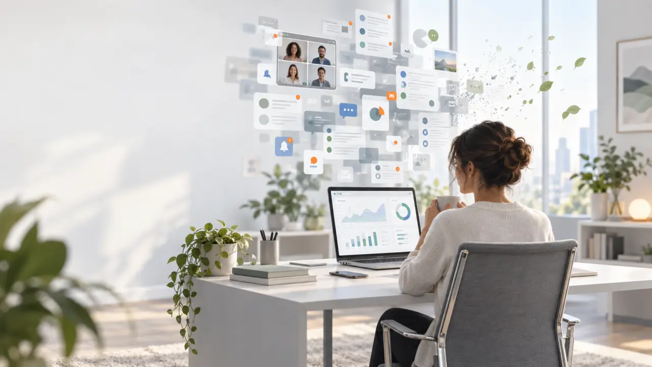 Surcharge numérique : pourquoi multiplier les outils de communication détruit votre productivité