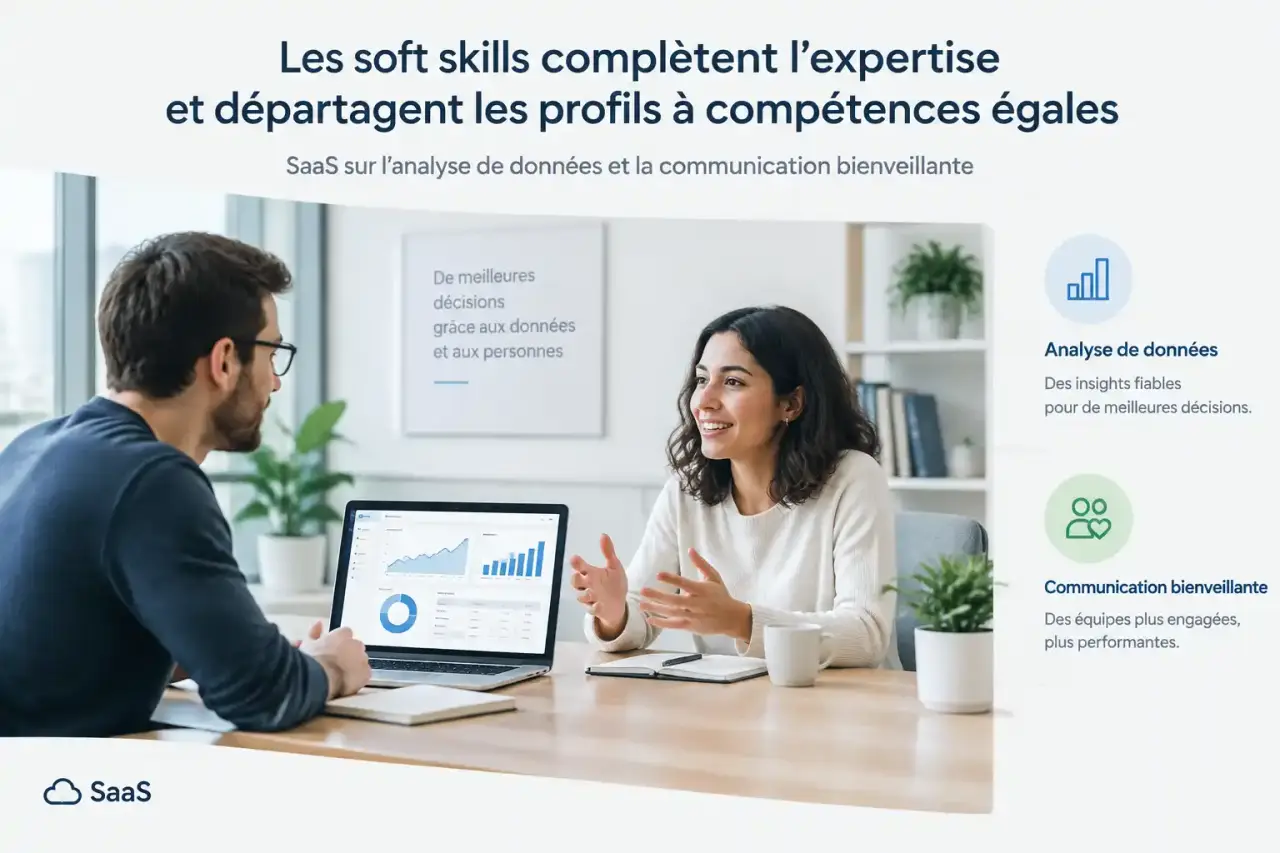 Les soft skills complètent l’expertise et départagent les profils à compétences égales