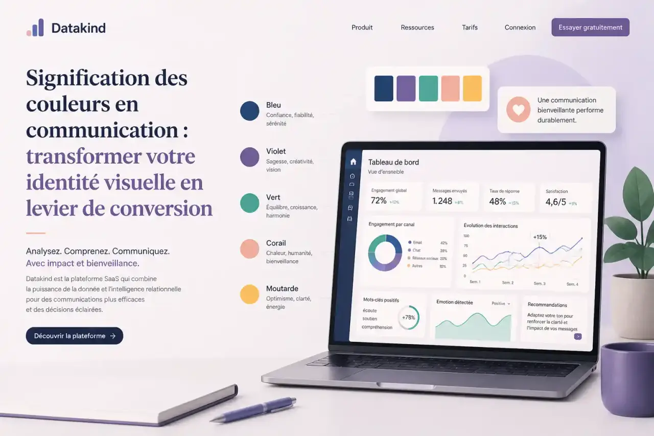Signification des couleurs en communication : transformer votre identité visuelle en levier de conversion