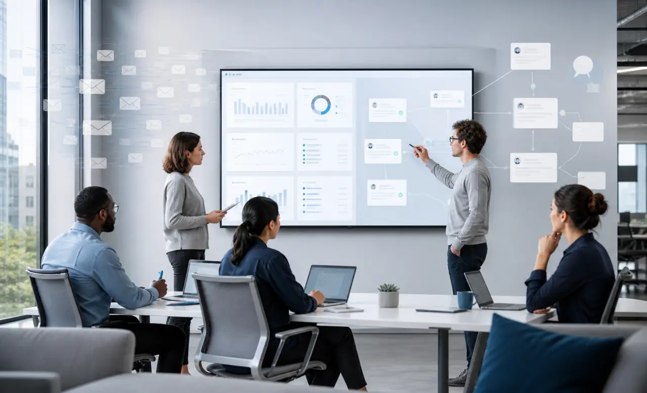 Plateforme collaborative : moins d’e-mails, plus de décisions traçables
